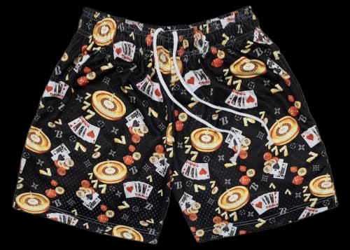 Bravest Studios Gambling Shorts Black