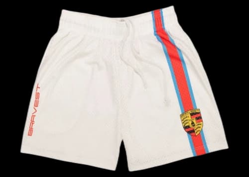 Bravest Studios Racing Shorts Cream