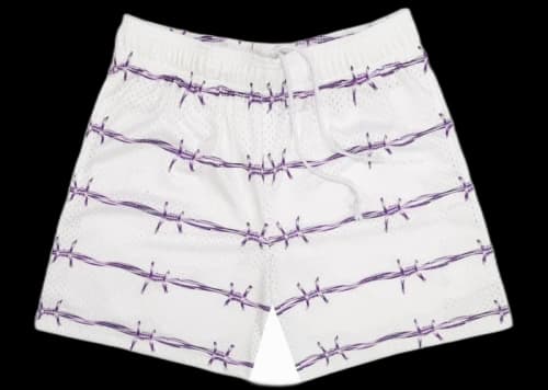 Bravest Studios Razor Wire Shorts Purple/White