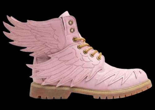 Bravest Studios Wing Boots Pink