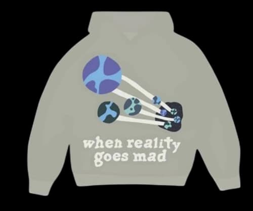 Broken Planet When Reality Goes Mad Hoodie Grey