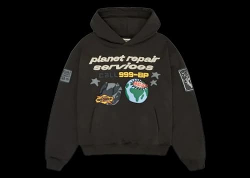 Broken Planet Repair Services Hoodie Soot Black