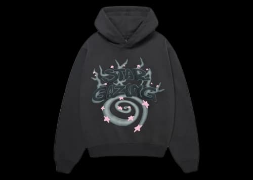 Broken Planet Stargazing Hoodie Soot Black
