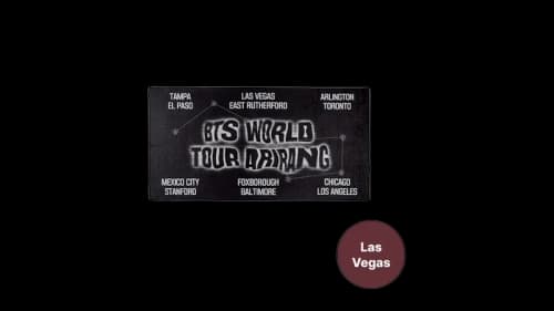 BTS Las Vegas US Exclusive Towel Multicolor