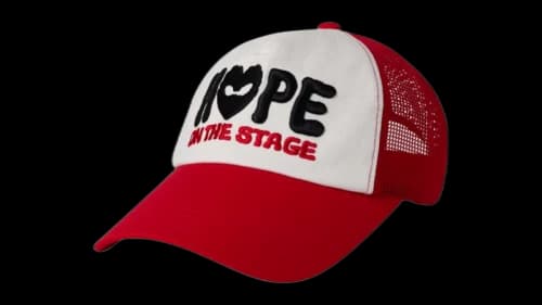 BTS Mesh Ball Cap Red/White