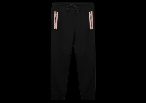 Burberry Icon-Stripe Track Pants Black