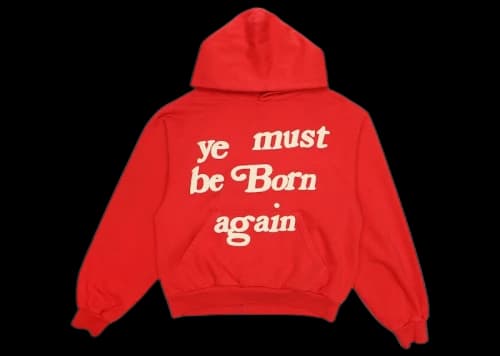 Cactus Plant Flea Market Born Again Hoodie Red