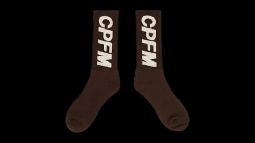 Cactus Plant Flea Market CPFM Brown Tube Socks Brown