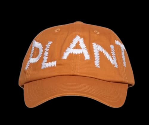 Cactus Plant Flea Market Plant Stitch Cap Orange