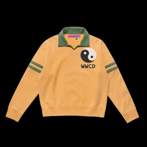 Cactus Plant Flea Market WWCD Club Sweatshirt Yellow