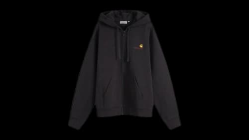Carhartt WIP Hooded American Script Jacket Black