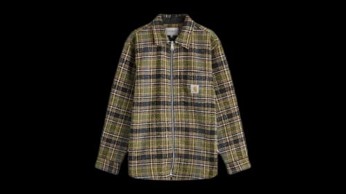 Carhartt WIP Stroy Zip Shirt Jacket Black Check