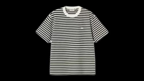 Carhartt WIP Women's S/S Ezra T-Shirt White/Black