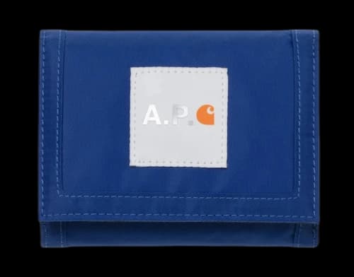 Carhartt WIP x APC Shawn Wallet Indigo