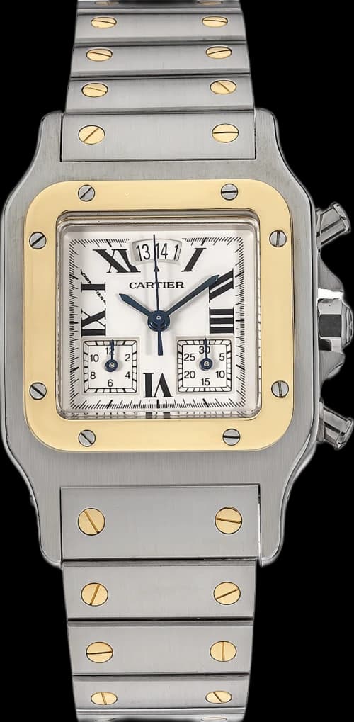 Cartier Santos Galbee Chronograph W20042C4