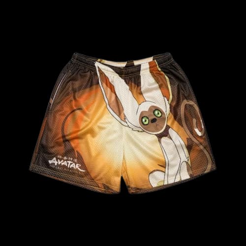 Chalk Line Momo Avatar Retro Shorts Brown