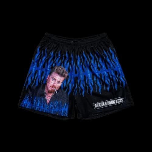 Chalk Line Trailer Park Boys Ricky Retro Shorts Black