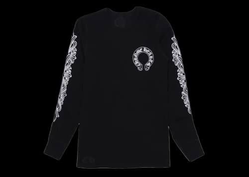 Chrome Hearts Horseshoe Thermal Waffle T-shirt Black