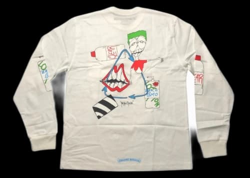 Chrome Hearts Matty Boy Retro Cycle L/S T-Shirt White