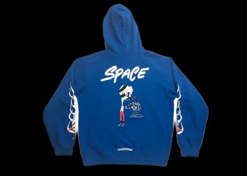 Chrome Hearts Matty Boy Space Hoodie Blue