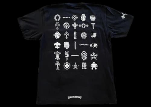 Chrome Hearts Multi Logo T-shirt Black