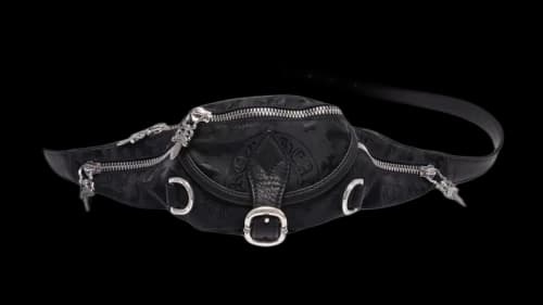 Chrome Hearts Nylon Stencil Mini Snatpack Black