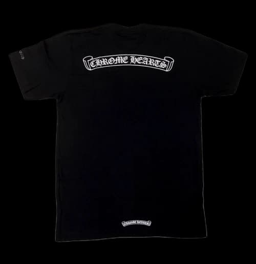 Chrome Hearts Scroll Logo T-Shirt Black