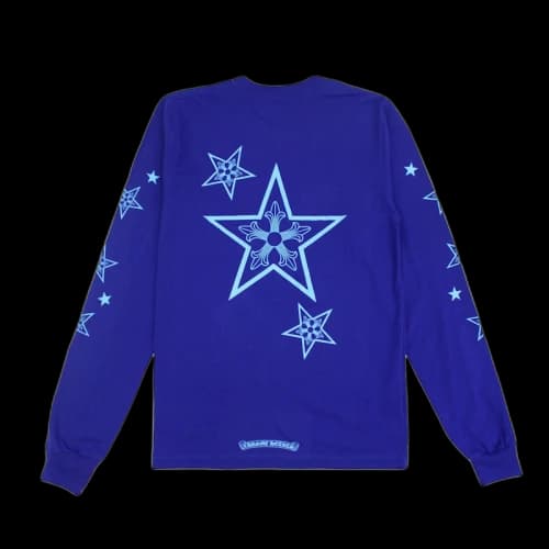 Chrome Hearts Star L/S T-shirt Blue