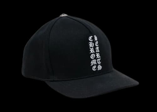 Chrome Hearts Vertical Logo Hat Black