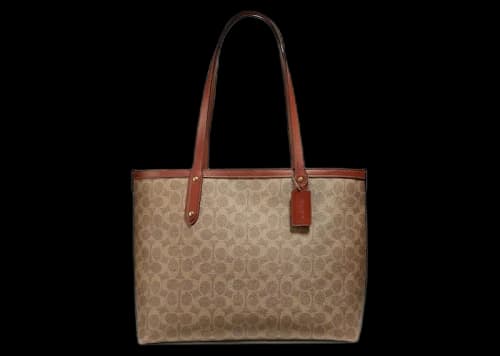 Coach Sig Central Tote Zip Large Brown