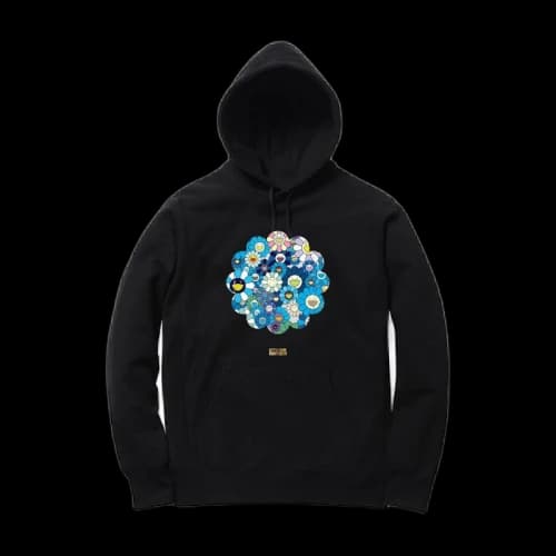 Takashi Murakami Silhouette Hoodie Black