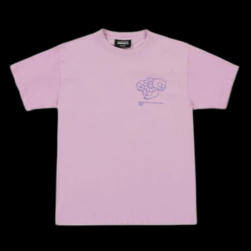 Takashi Murakami Skull & Flower Tee Pink