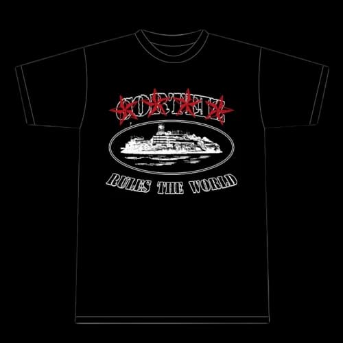 Corteiz 4Starz Alcatraz T-shirt Black