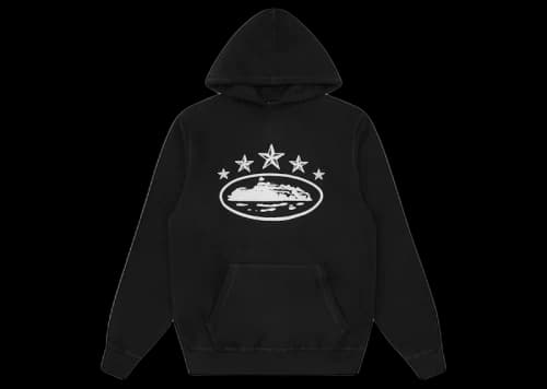 Corteiz 5 Starz Alcatraz Hoodie Black