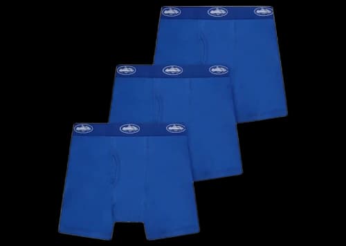 Corteiz Alcatraz Boxers (3 Pack) Blue