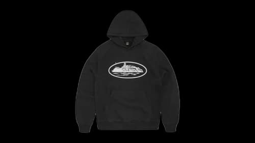 Corteiz Alcatraz Hoodie Black & White