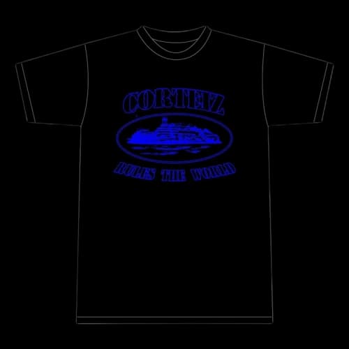 Corteiz Alcatraz T-shirt Black/Blue