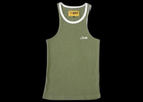 Corteiz Allstarz Contrast Vest Khaki Green