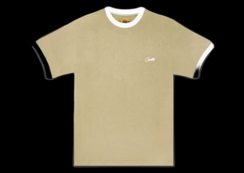 Corteiz Allstarz Ribbed T-Shirt Light Khaki