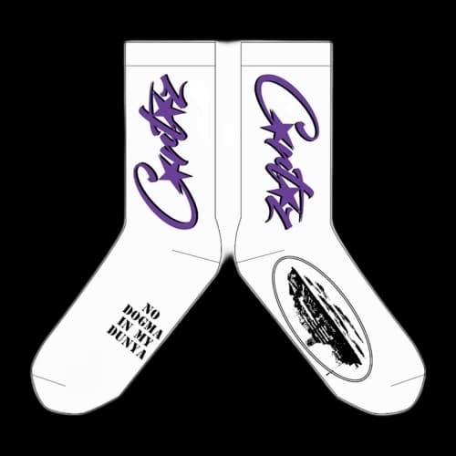 Corteiz Allstarz Socks Grape