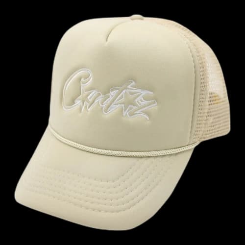 Corteiz Allstarz Trucker Hat Cream