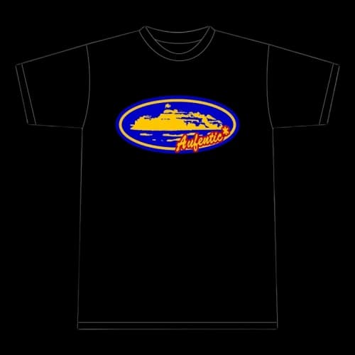 Corteiz Aufentic T-shirt Black/Blue
