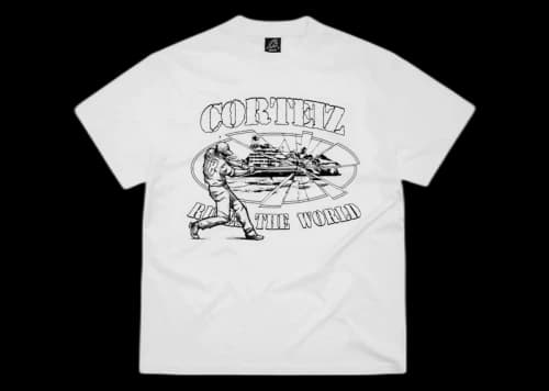 Corteiz Baseball Alcatraz Tee White