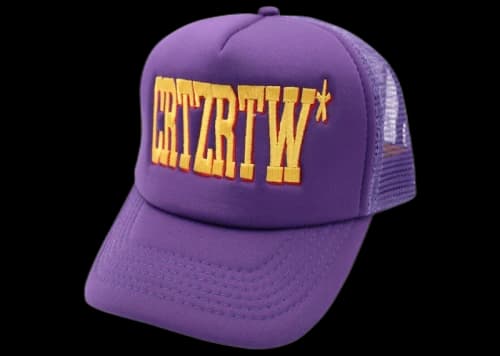 Corteiz Cultfiction Trucker Hat Purple
