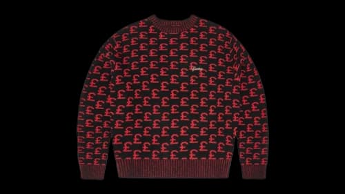 Corteiz GBP Jacquard Knit Sweater Black