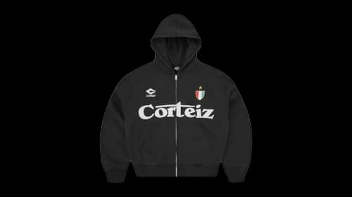 Corteiz Ghini Zip Hoodie Black