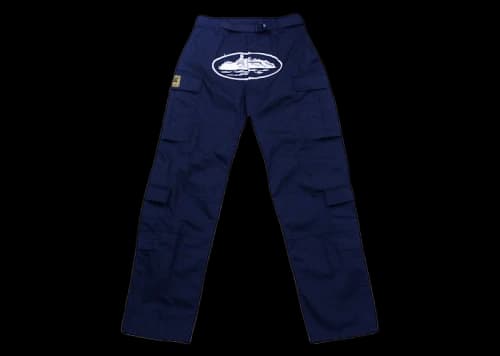 Corteiz Guerillaz* Cargo Pants Navy