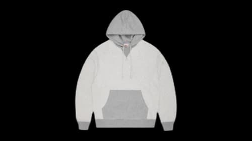 Corteiz HMP Contrast Panel Hoodie Heather Grey
