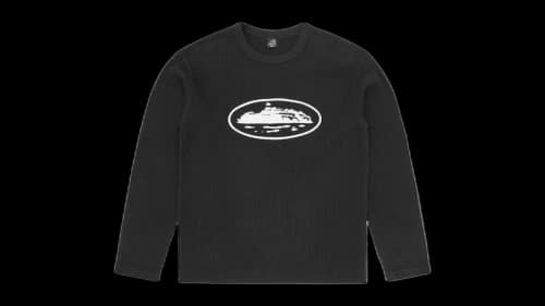 Corteiz Island L/S Thermal Black
