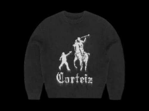 Corteiz Jackin Knit Sweater Black